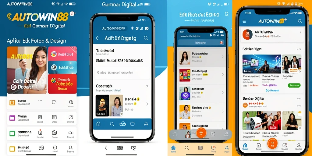 Tampilan antarmuka AUTOWIN88 dengan fitur editing yang lengkap.