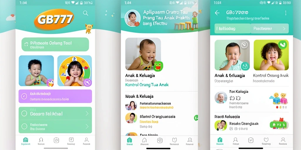 Tampilan antarmuka GB777 yang intuitif dan informatif untuk pengguna.