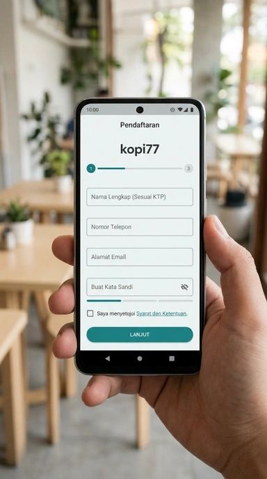 Cara Mudah Buat Akun Baru di kopi77