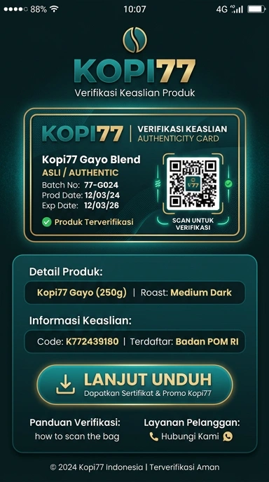 Kanal Resmi Unduh APK kopi77 untuk Android