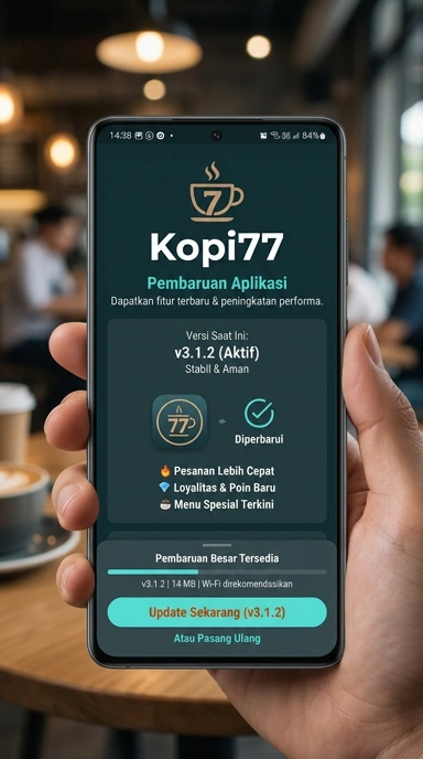 Riwayat Versi Aplikasi kopi77 untuk Pengguna Android